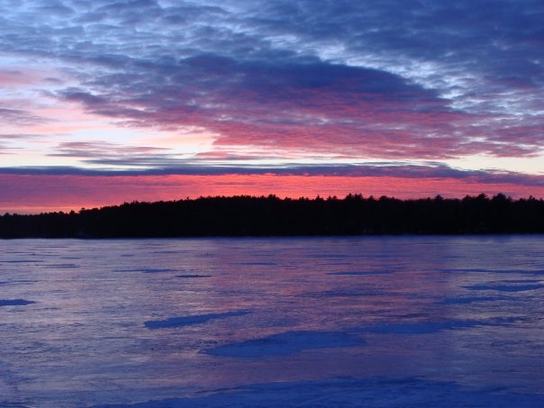 Pemiquid sunset near Boothbay Harbor