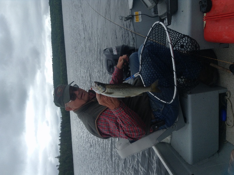 Final fish of the day caught by my guide near Madawaska